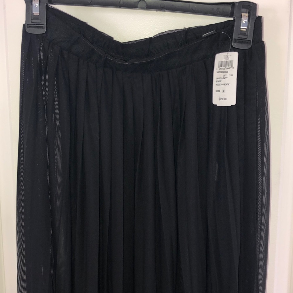 Long mesh skirt